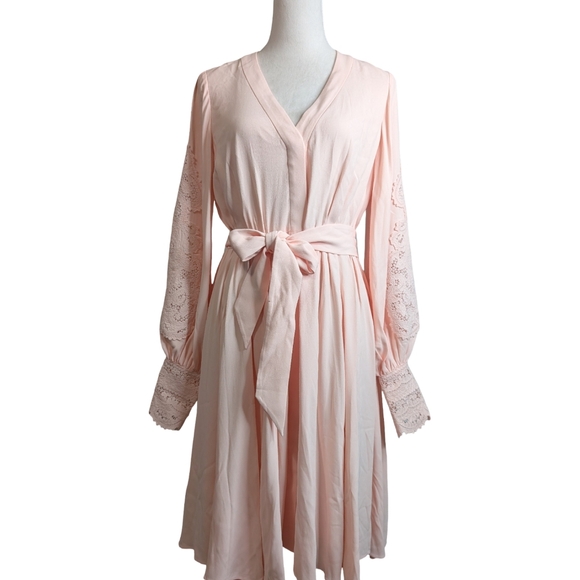 Kobi Halperin Adrienne Lace Sleeve Dress Size Small NWT - Picture 5 of 14